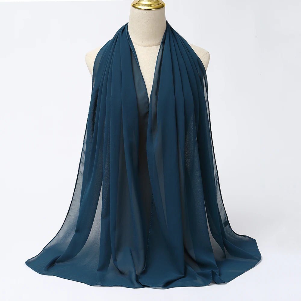 Muslim Chiffon Hijab Scarf Women