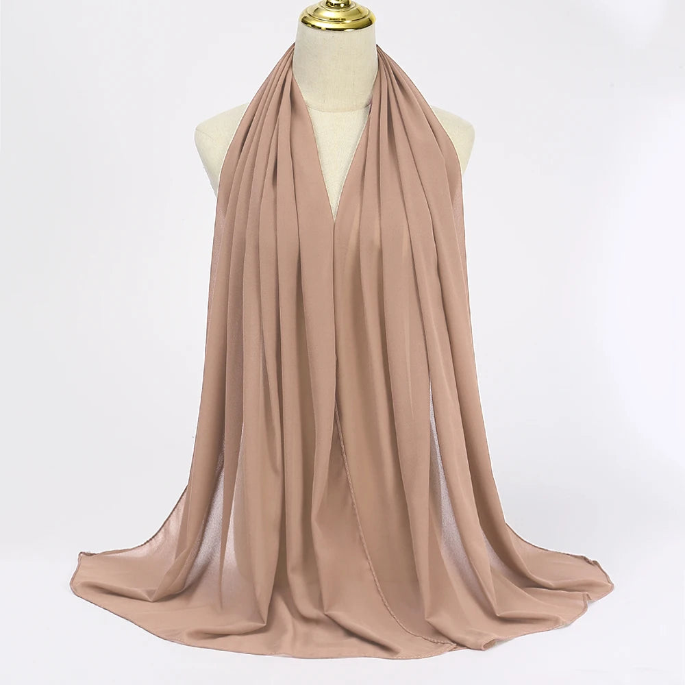 Muslim Chiffon Hijab Scarf Women