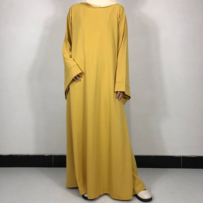Plain Nida Abaya with Belt