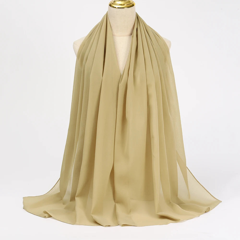Muslim Chiffon Hijab Scarf Women