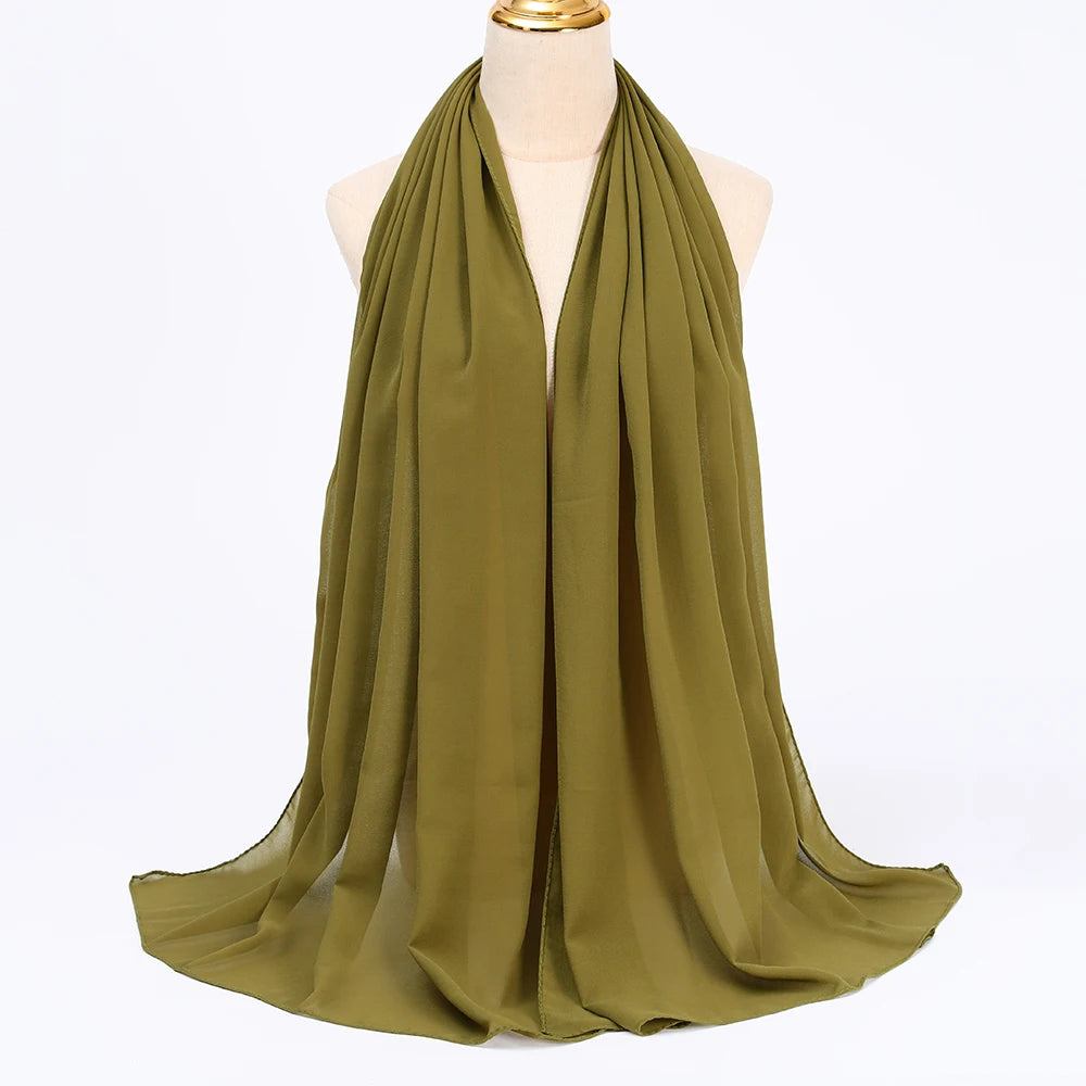 Muslim Chiffon Hijab Scarf Women