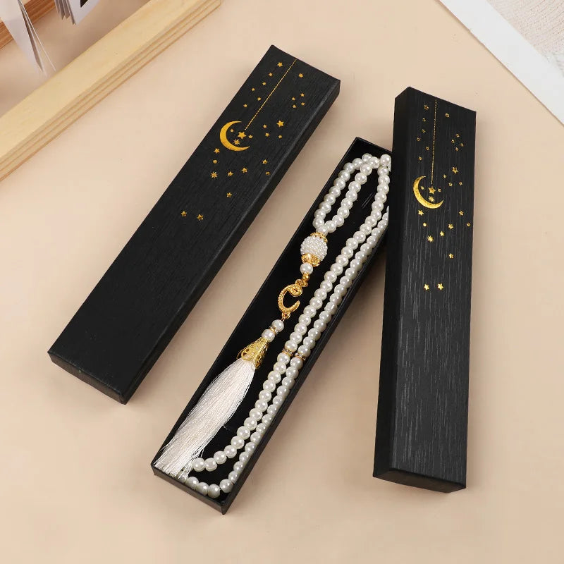 Glass Tasbih Prayer Beads Set