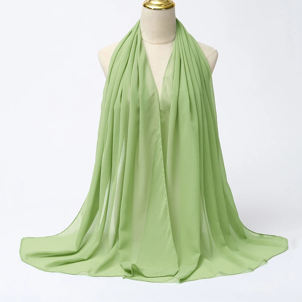 Muslim Chiffon Hijab Scarf Women