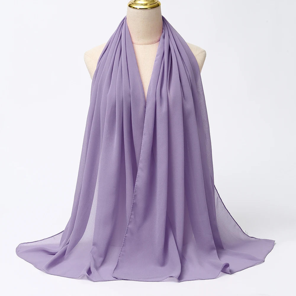 Muslim Chiffon Hijab Scarf Women
