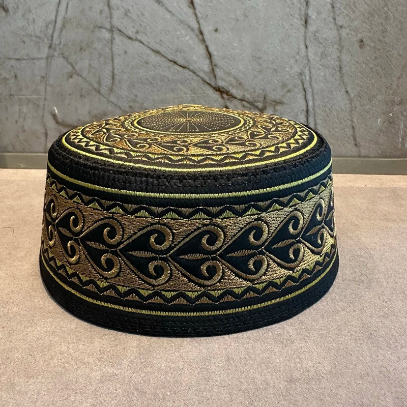 Embroidered Muslim Prayer Cap