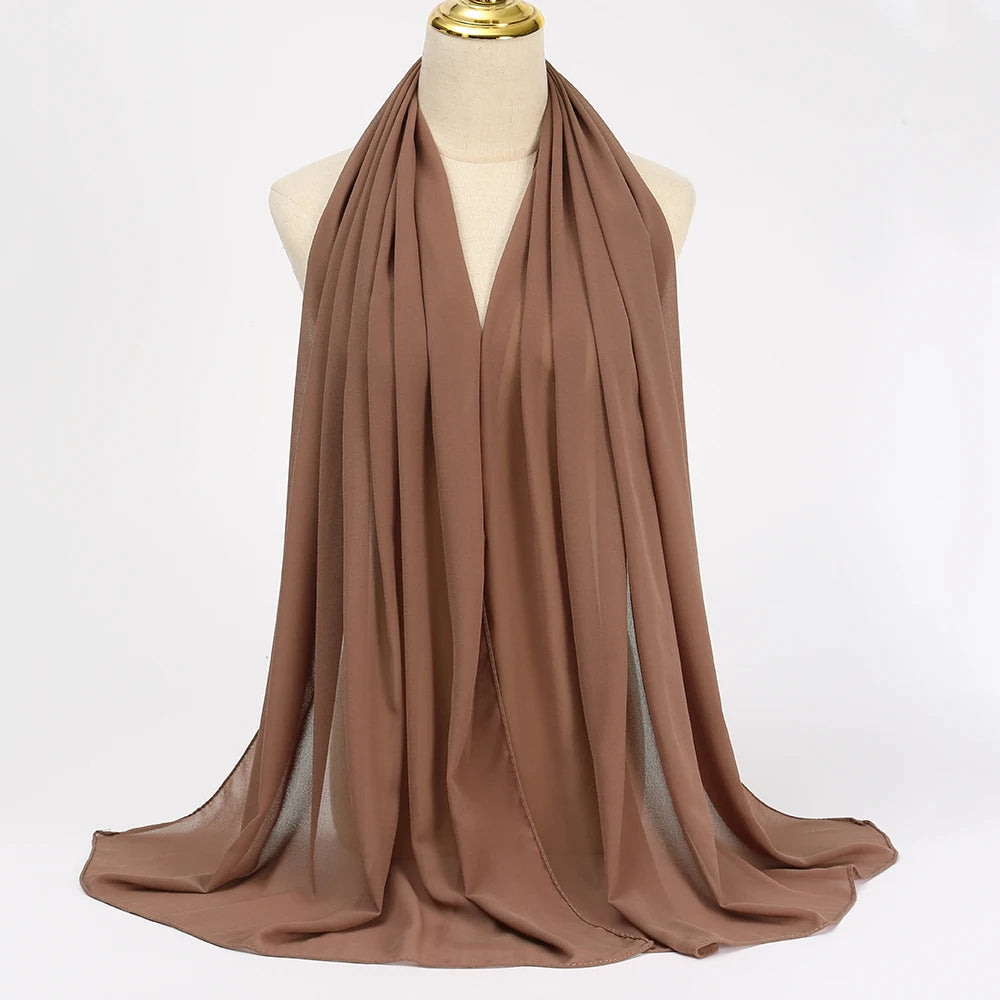 Muslim Chiffon Hijab Scarf Women