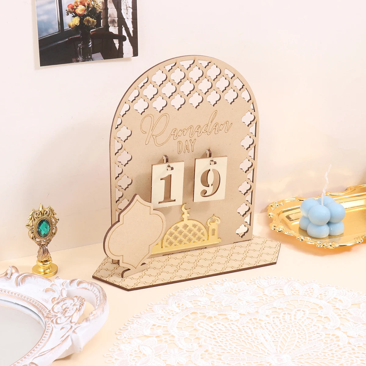 Ramadan Wooden Countdown Calendar