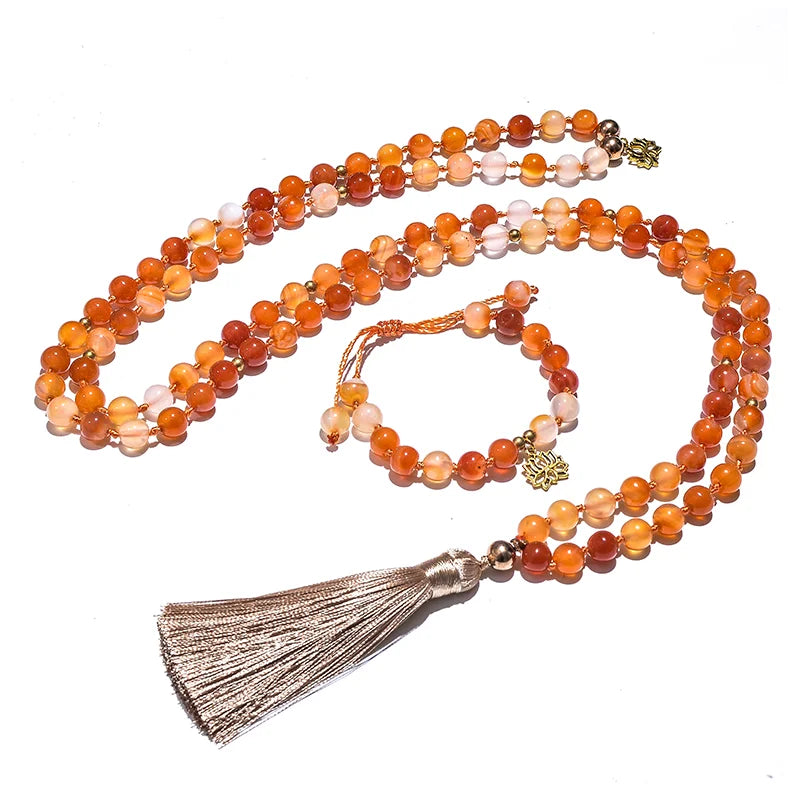Natural Stone Tasbih Necklace