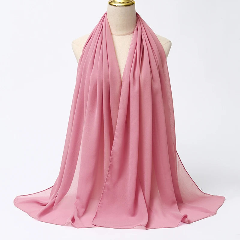 Muslim Chiffon Hijab Scarf Women