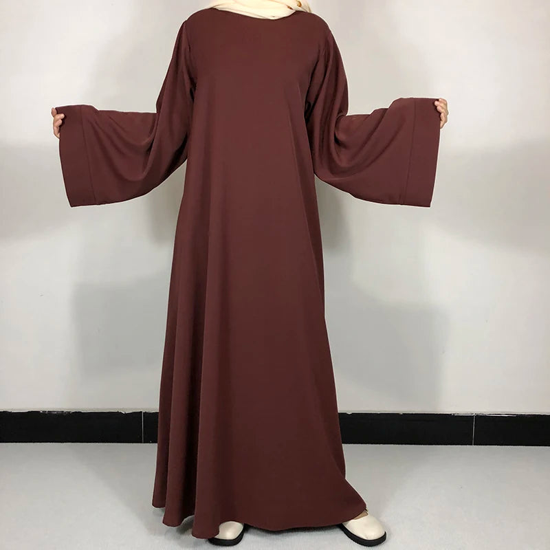 Plain Nida Abaya with Belt