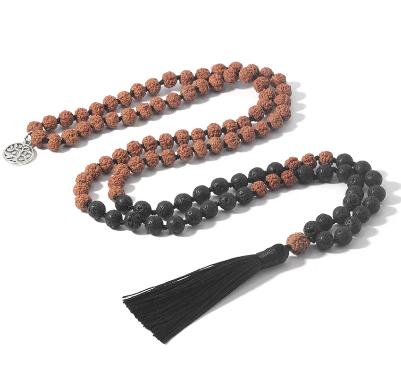 Natural Stone Tasbih Necklace