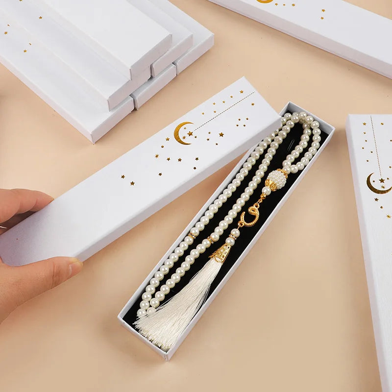Glass Tasbih Prayer Beads Set