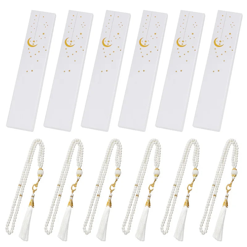 Glass Tasbih Prayer Beads Set