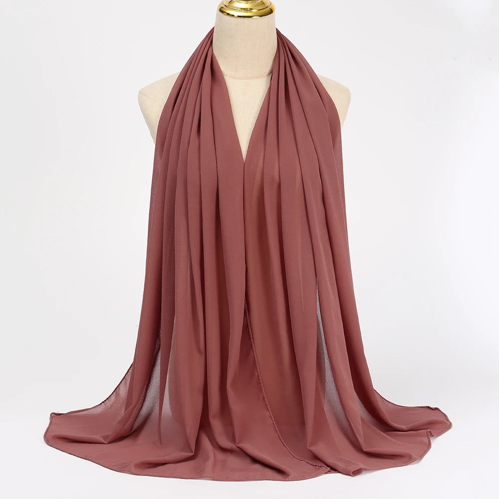 Muslim Chiffon Hijab Scarf Women