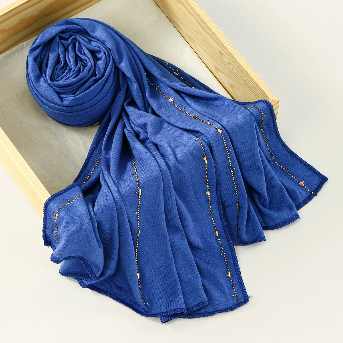 Rhinestone Modal Jersey Hijab Scarf