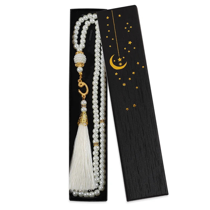 Glass Tasbih Prayer Beads Set