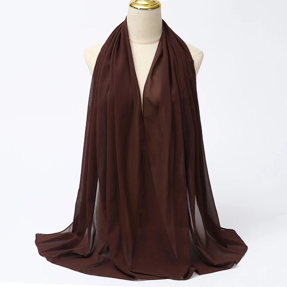 Muslim Chiffon Hijab Scarf Women