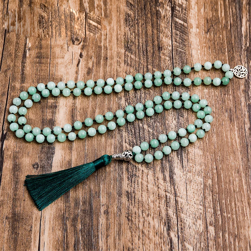 Natural Stone Tasbih Necklace