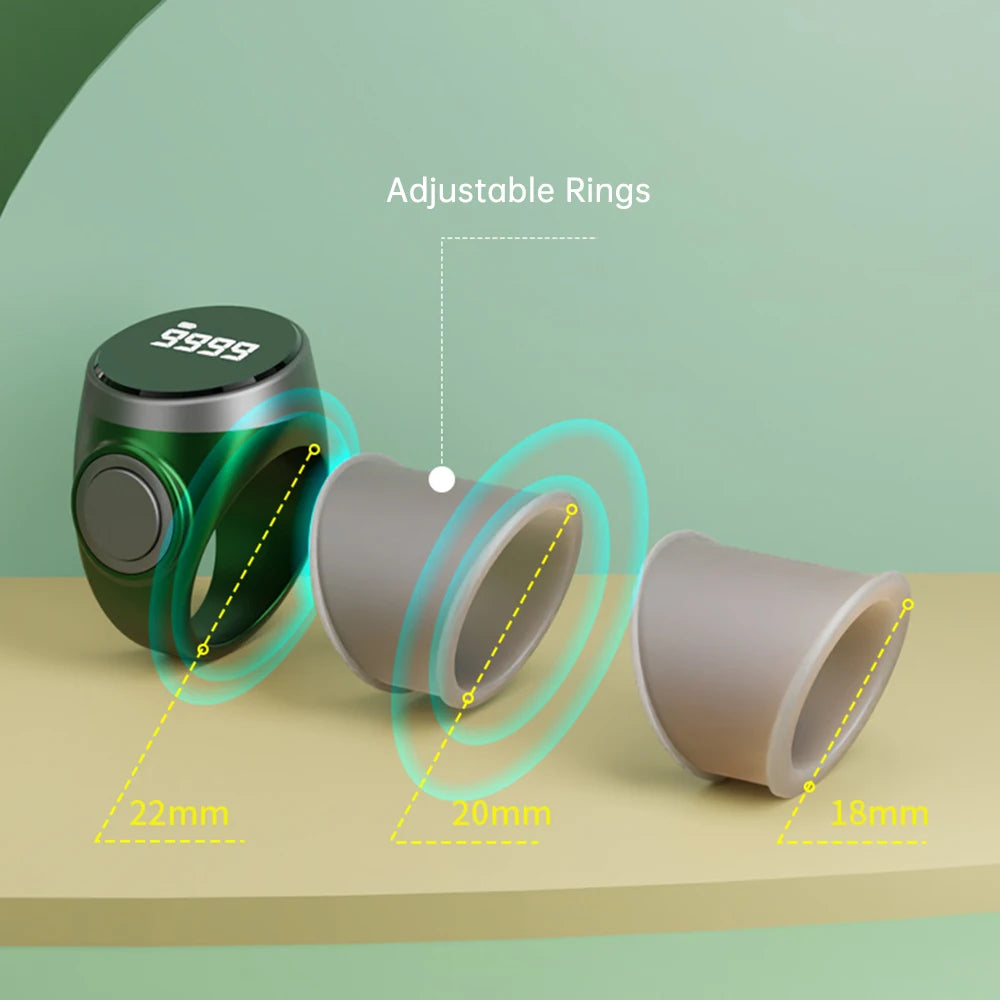 Digital Tasbih Counter Ring