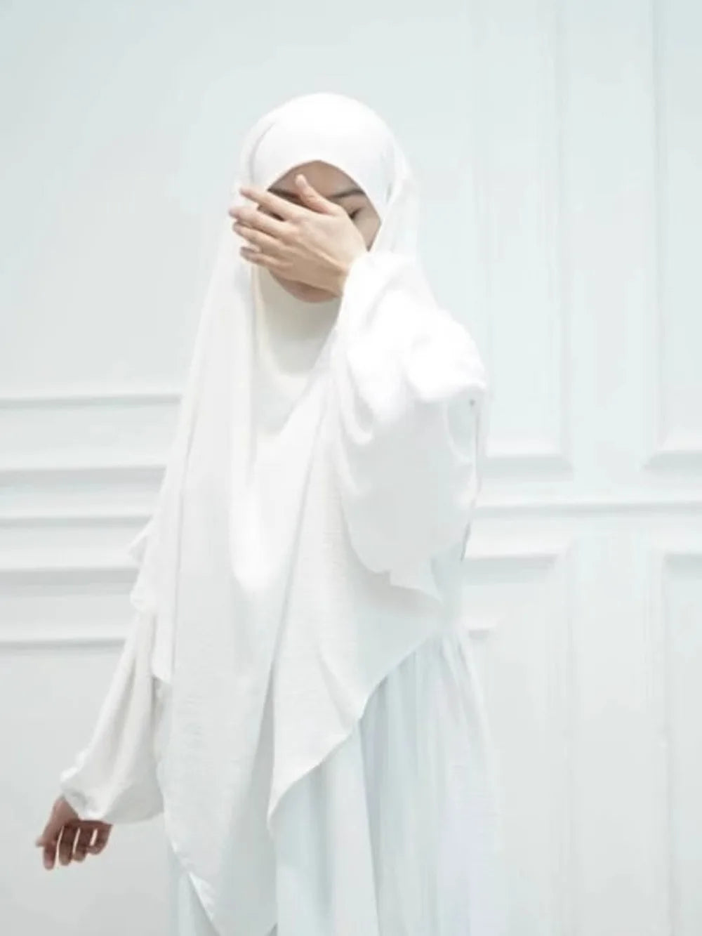 2-Piece Layered Khimar Prayer Set