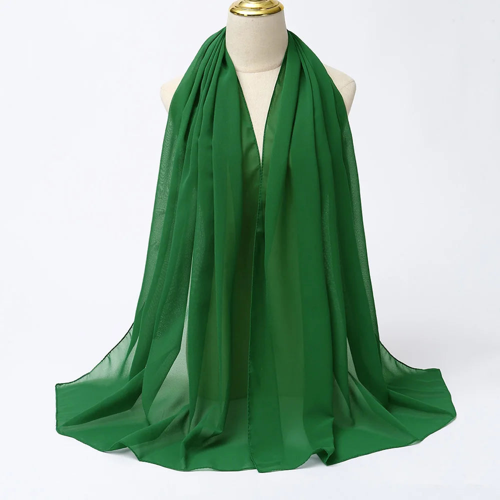 Muslim Chiffon Hijab Scarf Women