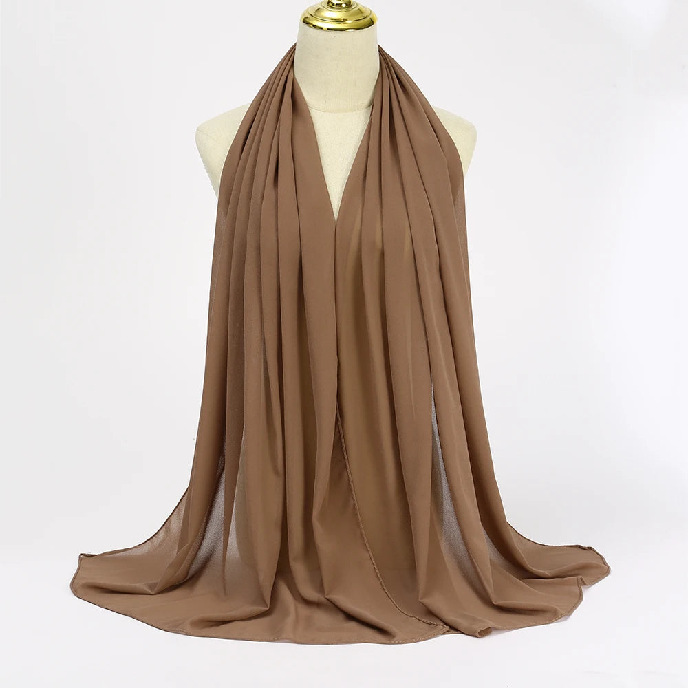 Muslim Chiffon Hijab Scarf Women
