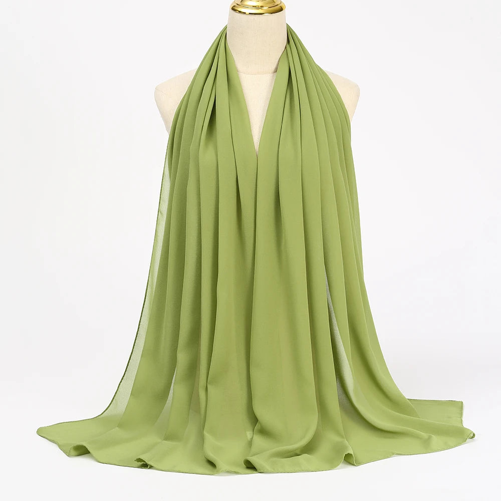 Muslim Chiffon Hijab Scarf Women