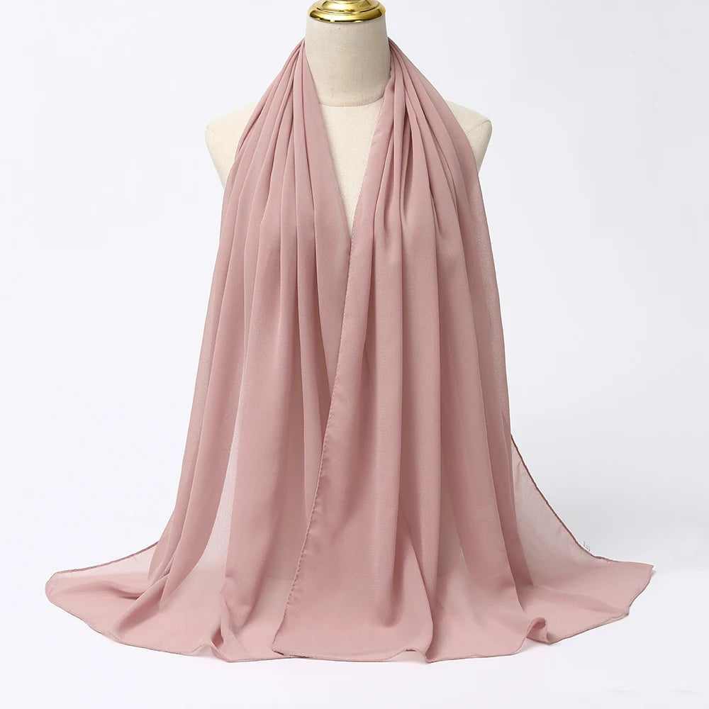 Muslim Chiffon Hijab Scarf Women