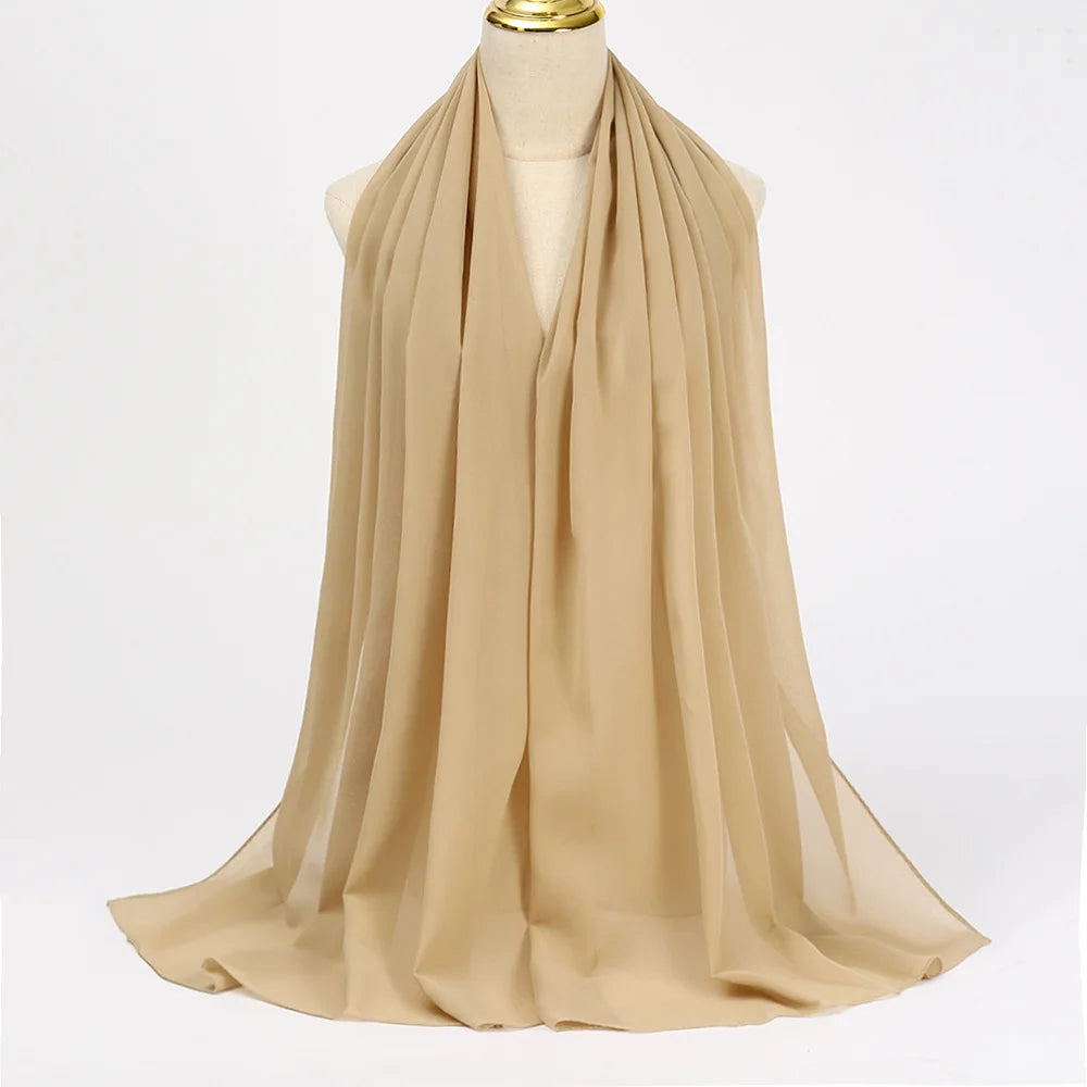 Muslim Chiffon Hijab Scarf Women